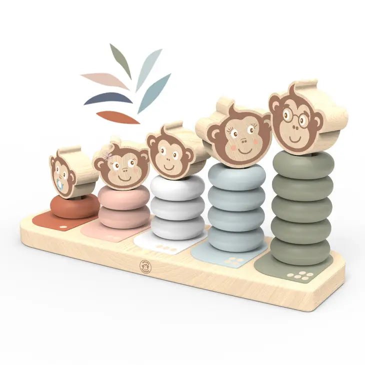 Monkey Family Stacker - Tadpole
