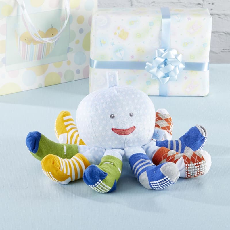 "Mr. Sock T. Pus" Plush Octopus 4 Pairs of Socks - Tadpole
