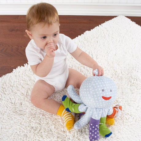 "Mr. Sock T. Pus" Plush Octopus 4 Pairs of Socks - Tadpole