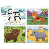 Mudpuppy 4-in-a-Box Puzzle Set Animals of the World - Tadpole