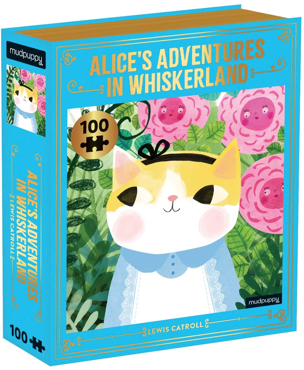 Mudpuppy Bookish Cat Puzzle - Tadpole
