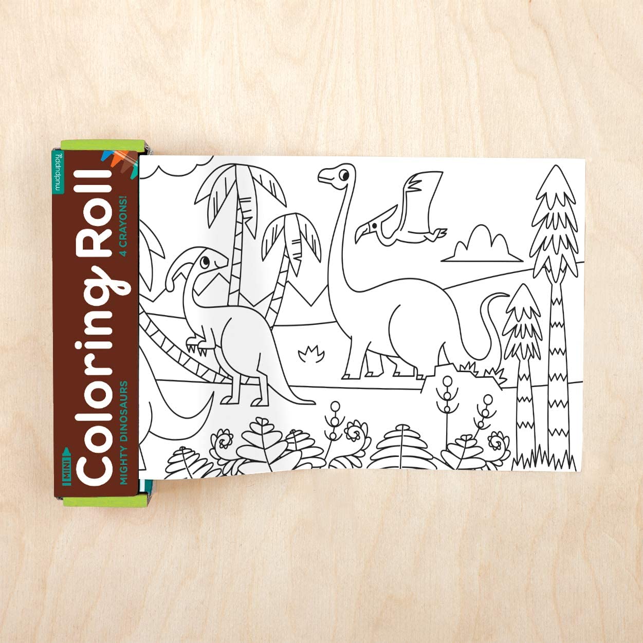 Mudpuppy Mini Coloring Roll - Tadpole