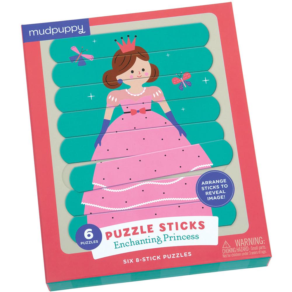 Mudpuppy Puzzle Sticks Enchanting Princess