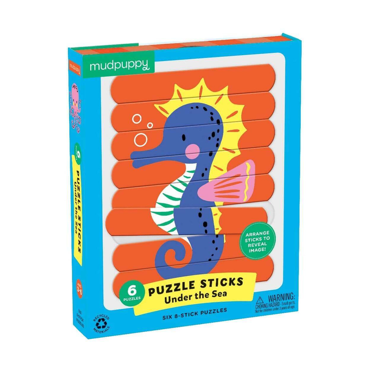Mudpuppy Puzzle Sticks Under the Sea - Tadpole