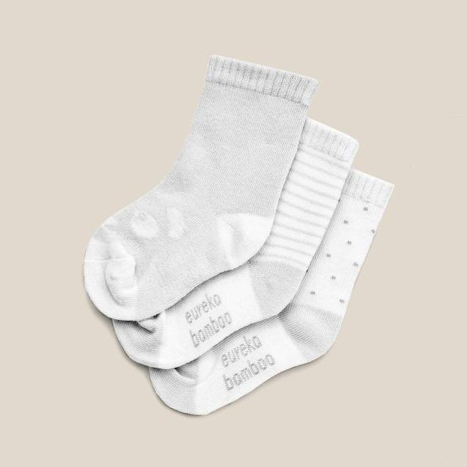 My First Baby Bamboo Socks - Grey