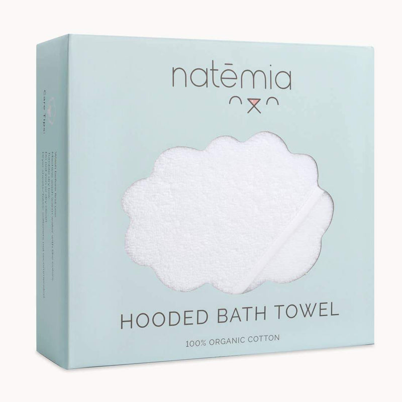 Natemia Organic Cotton Hooded Towel for Babies & Toddlers - Tadpole