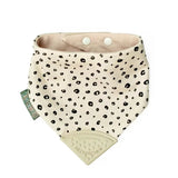 Neckerchew Teething Dribble Bib Leopard Spot Teether - Tadpole