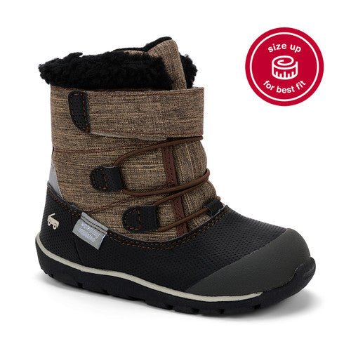 NEW! Gilman Winter Boots - Brown/Black - Tadpole