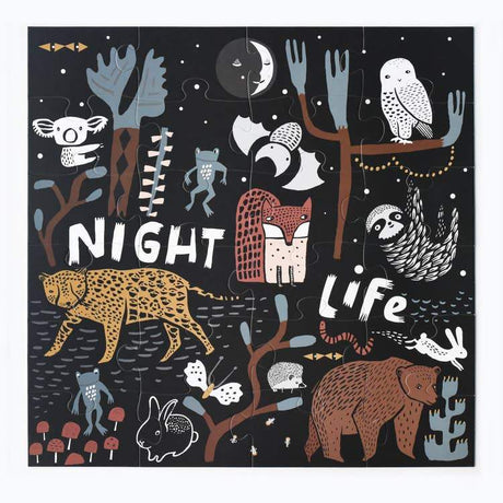 Night Life Floor Puzzle - Tadpole