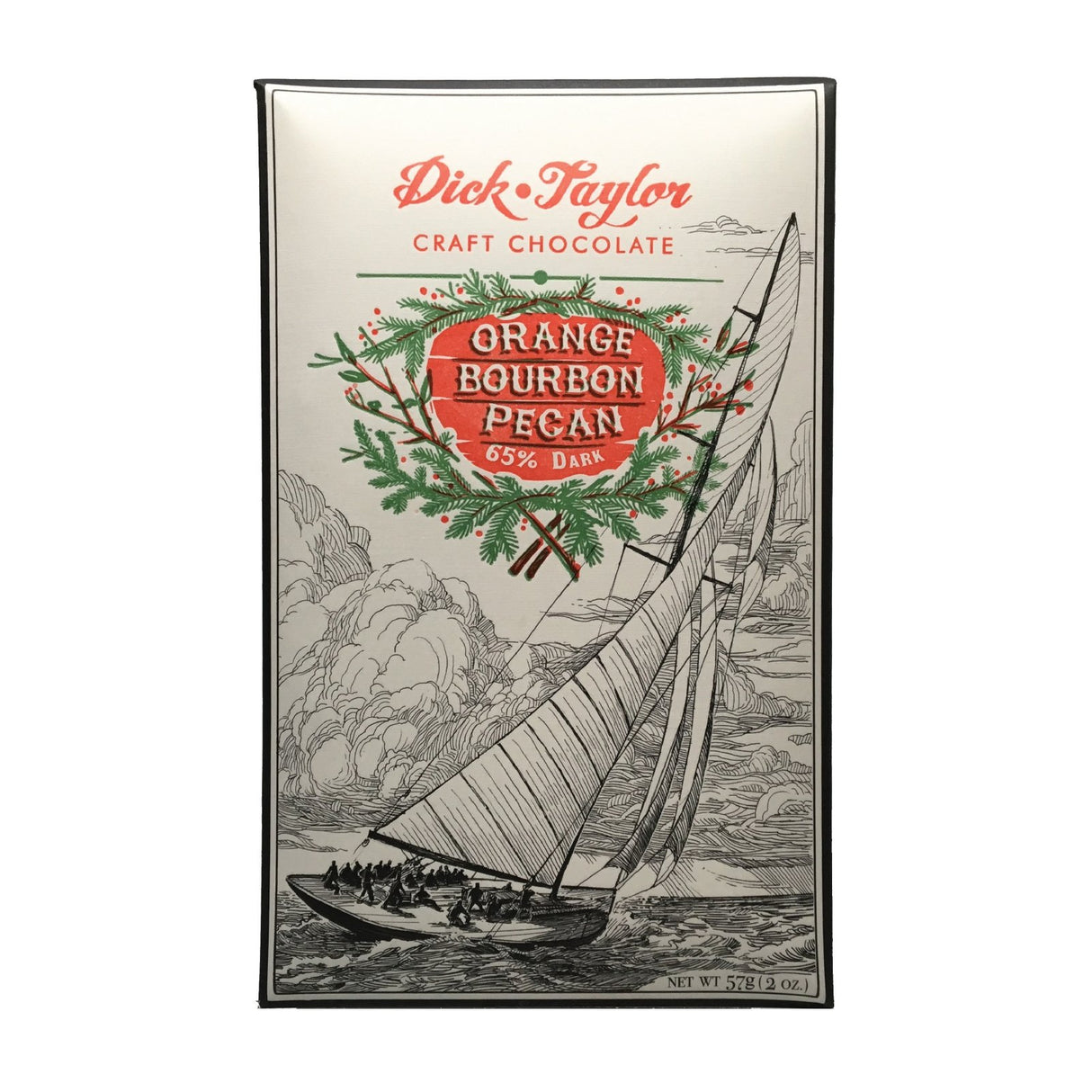 Orange Bourbon Pecan Dark Chocolate - Tadpole