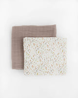 Organic Cotton Muslin Swaddle Blanket Set - Tadpole