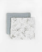 Organic Cotton Muslin Swaddle Blanket Set - Tadpole
