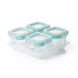 OXO Glass Baby Blocks Teal 4oz - Tadpole