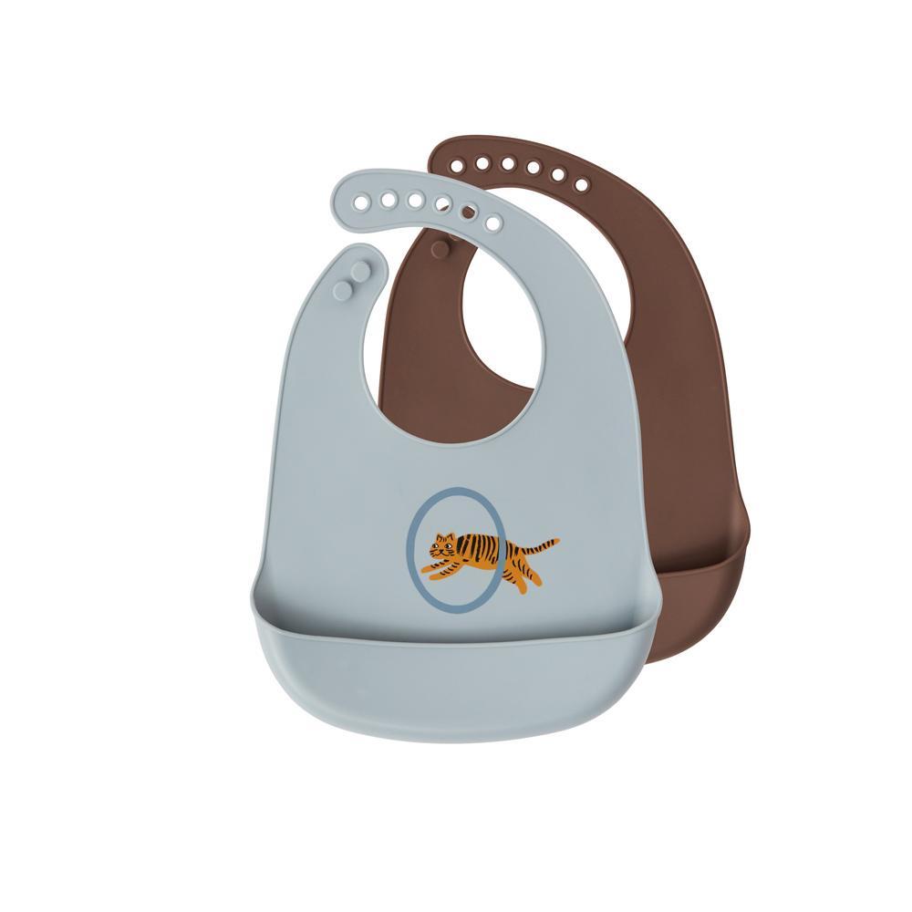 Oyoy Bib Tiger Set of 2 - Tadpole