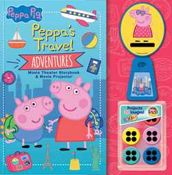 Peppa Pig: Peppa's Travel Adventures Storybook & Movie Projector - Tadpole
