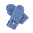 Peppercorn Kids Fleece Lined Mittens Blue - Tadpole