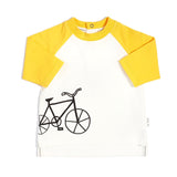 Petit Lem Knit Baby T-Shirt Off-White - Tadpole