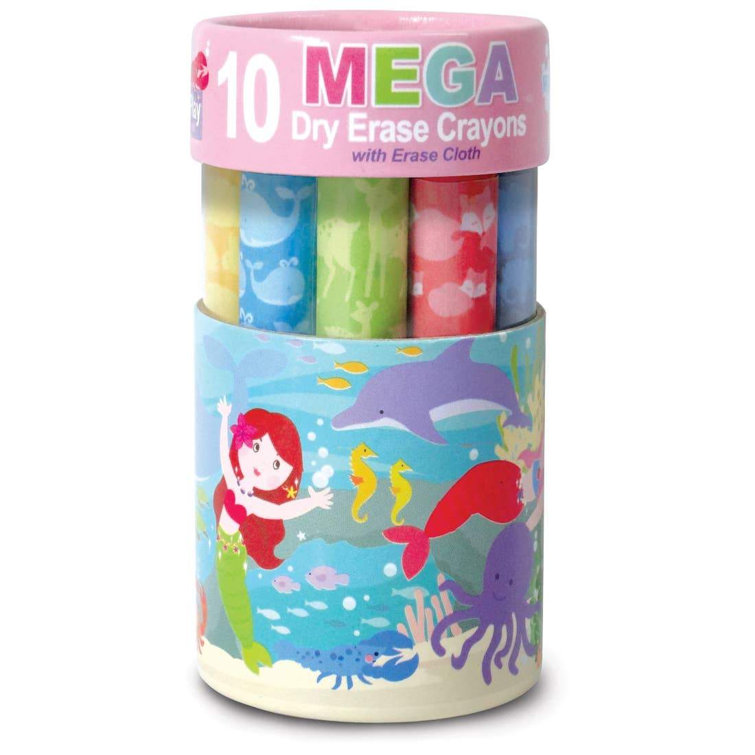 Piggy Story Dry Erase Mega Crayons - Tadpole