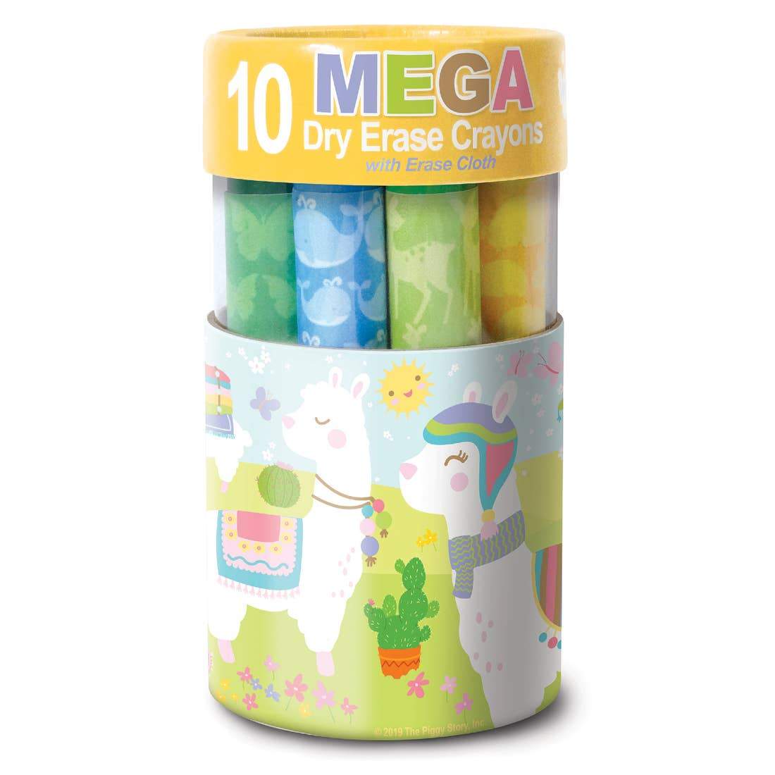 Piggy Story Dry Erase Mega Crayons - Tadpole