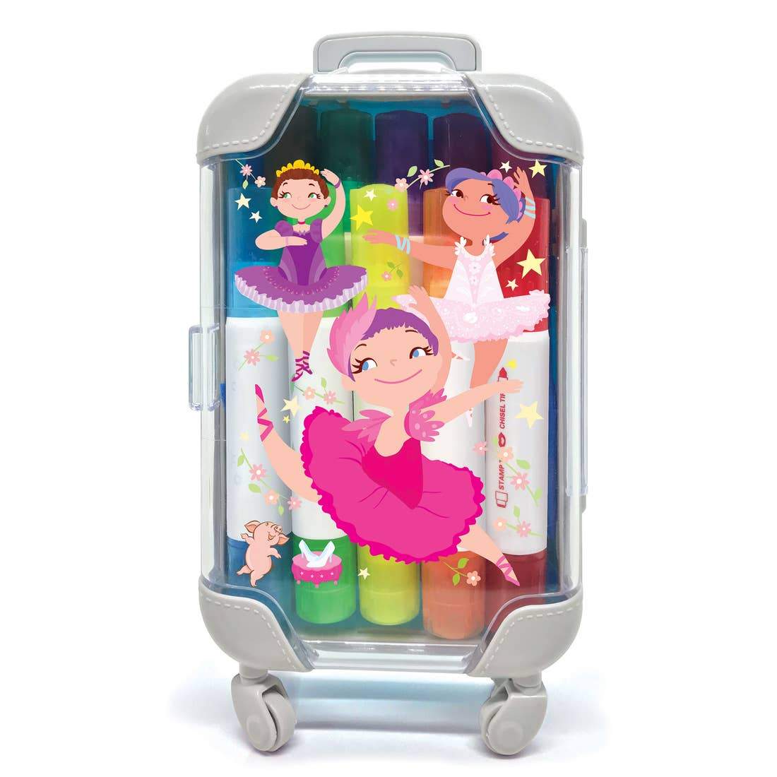 Piggy Story Stamp & Color Markers - Tadpole
