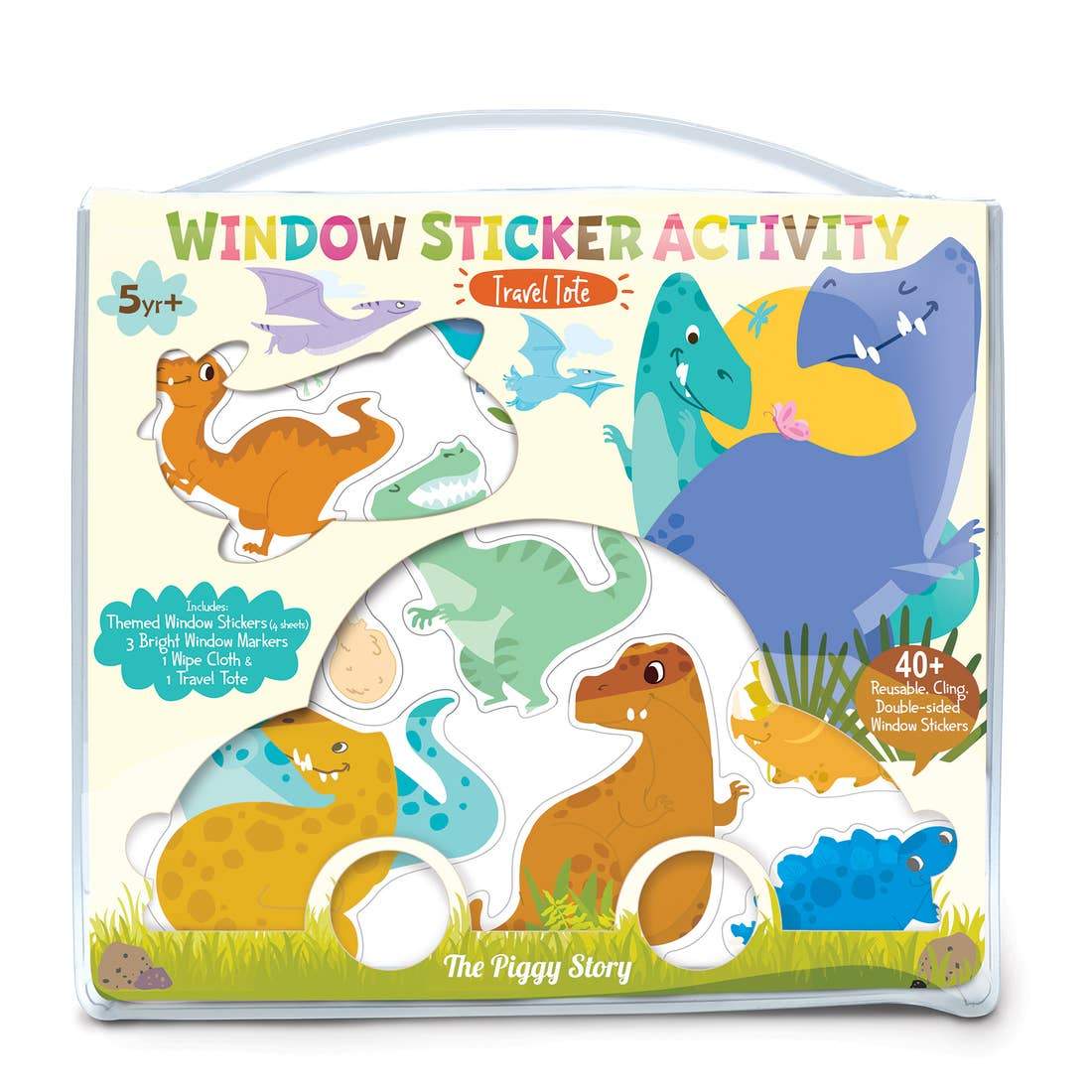 Piggy Story Window Sticker Activity - Tadpole