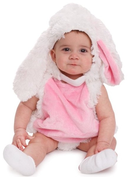 Pink and white Cozy Rabbit Costume - Tadpole