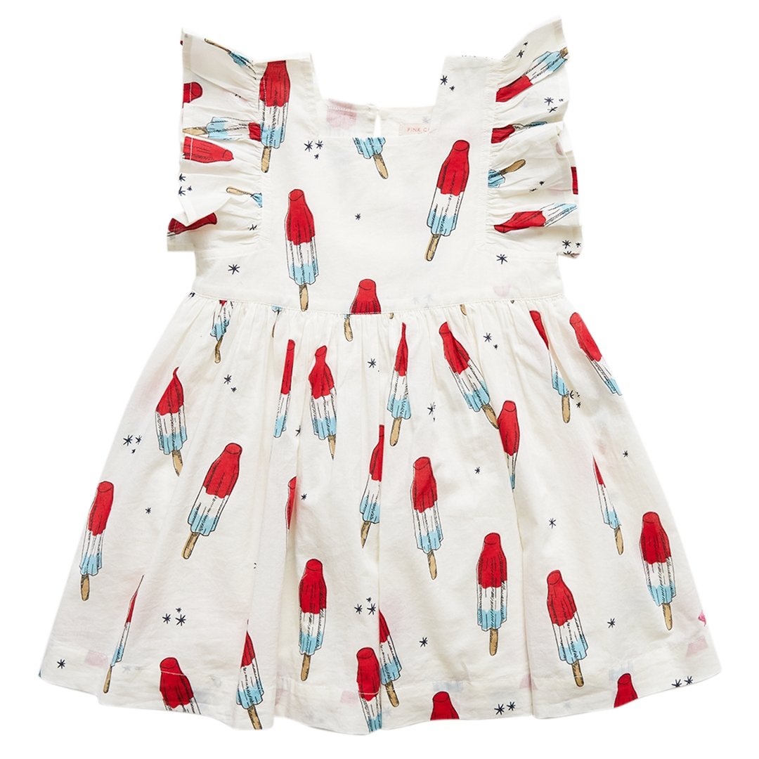 Pink Chicken Elsie Dress - Rocket Pop - Tadpole