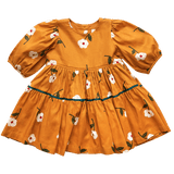 Pink Chicken Girls Maribelle Dress - Gold Flower - Tadpole