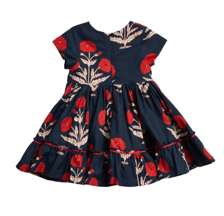 Pink Chicken Niley Blues Dandelion Dress - Tadpole