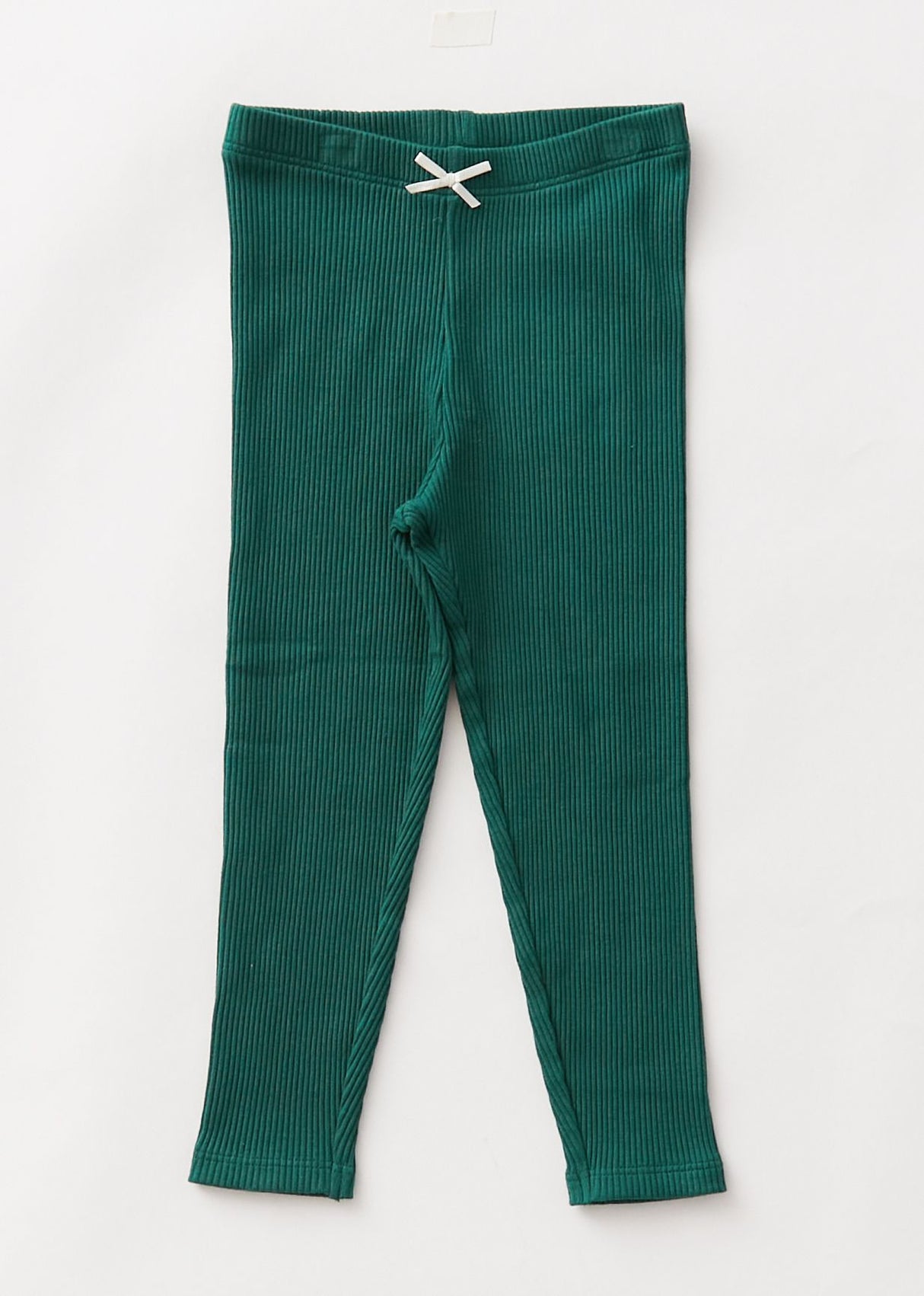 Pink Chicken Organic Rib Leggings - Green - Tadpole