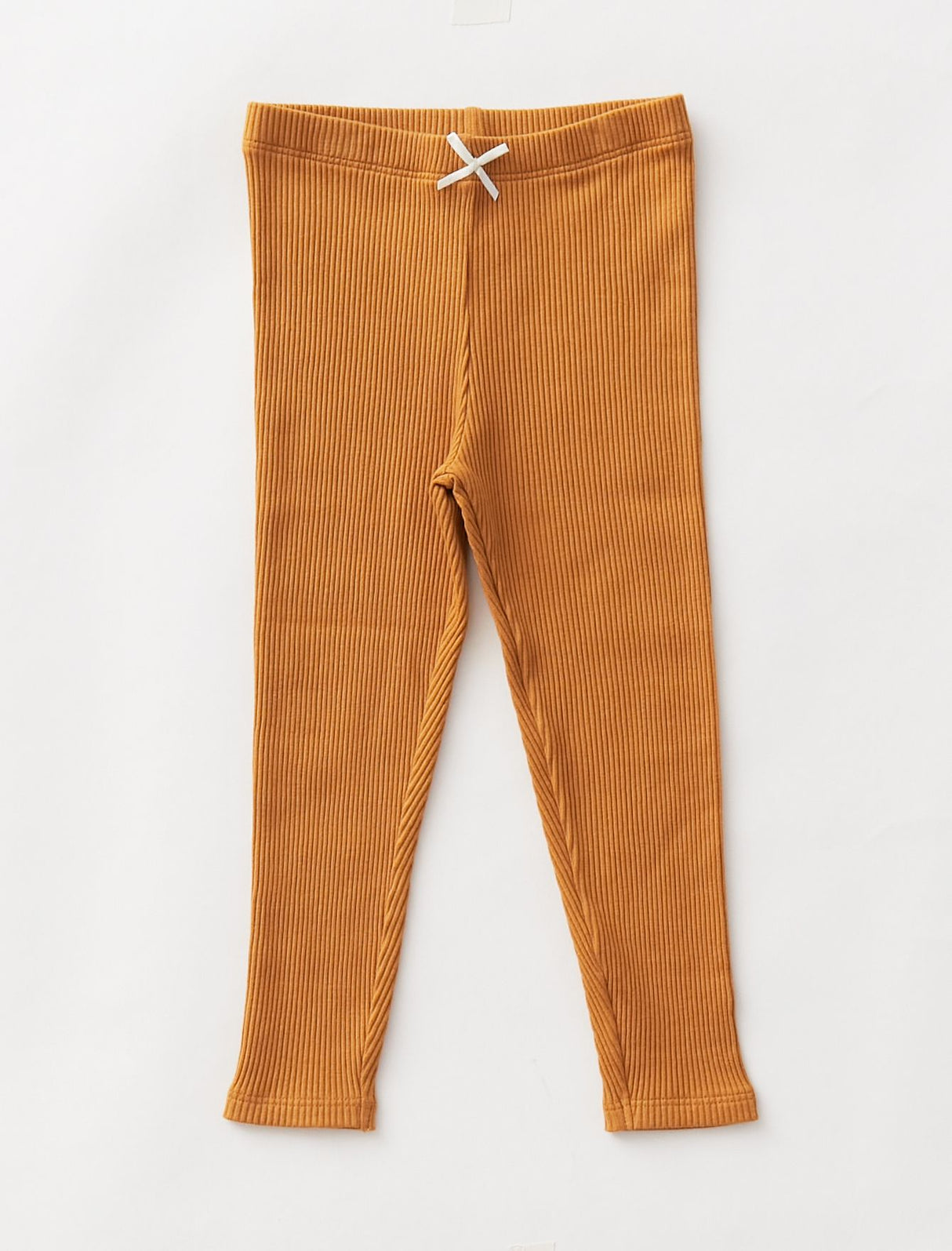Pink Chicken Organic Rib Leggings - Inca Gold - Tadpole