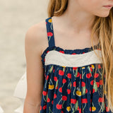 Pink Chicken Renata Dress - Cherries - Tadpole