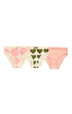Pink Chicken Rose Dot Organic 3-pack Undies - Tadpole