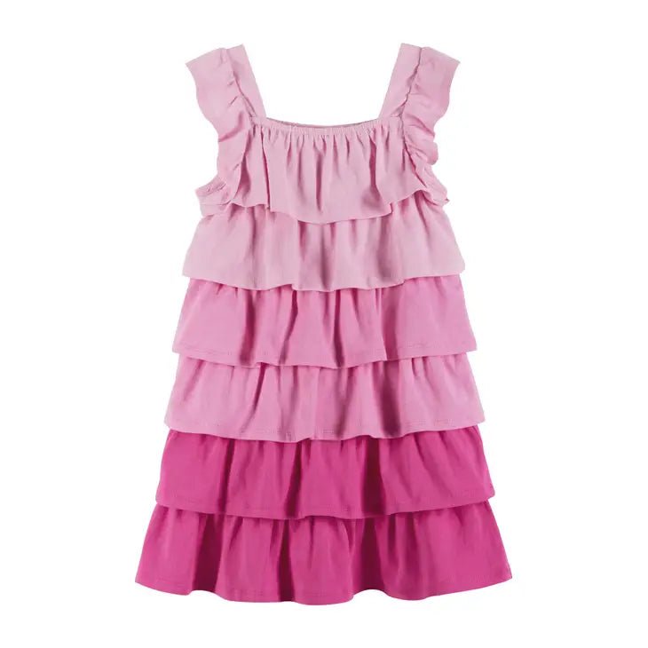Pink Tiered Dress - Tadpole