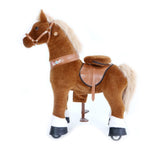 Pony Cycle U series Brown Horse with White Hoof - Tadpole