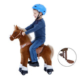 Pony Cycle U series Brown Horse with White Hoof - Tadpole