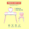 Princess Vanity Table & Chair Set - White - Tadpole