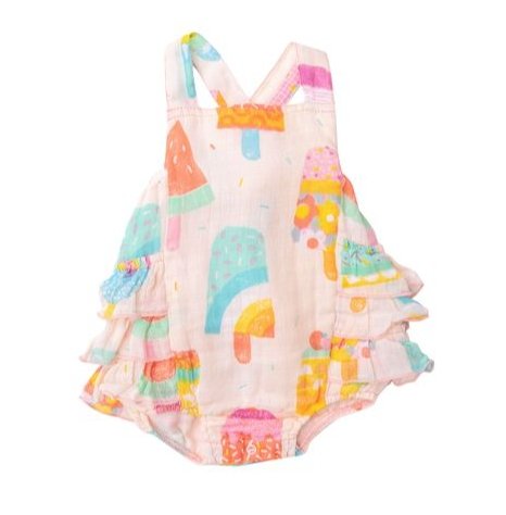 Ruffle Pink Sunsuit - Tadpole
