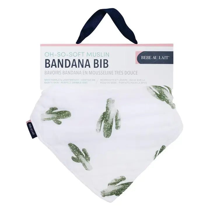 Saguaro Oh-So-Soft Muslin Bandana Bib - Tadpole