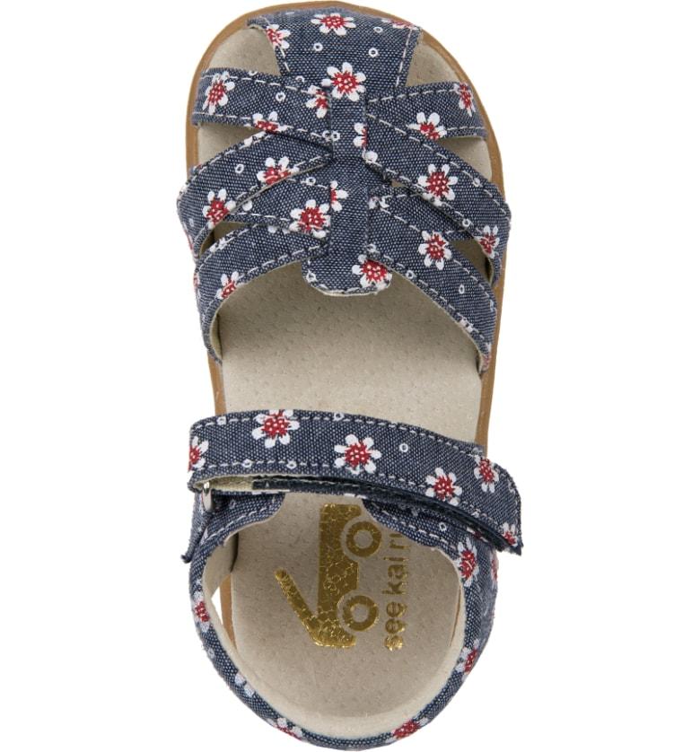 See Kai Run Camila II Sandal Chambray Flowers - Tadpole