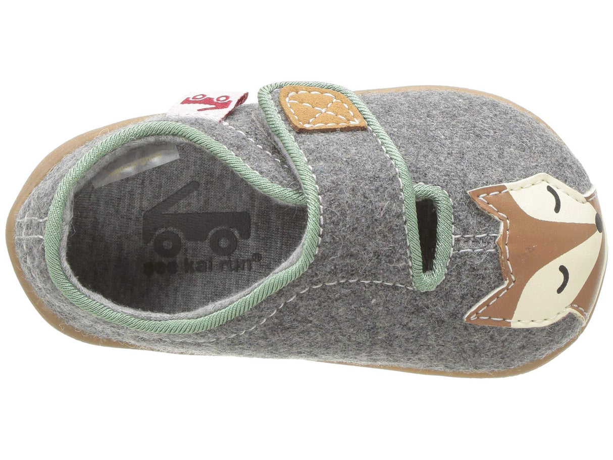 See Kai Run Cruz II Grey Fox Slipper - Tadpole