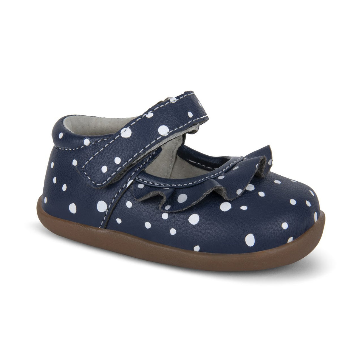 See Kai Run First Walker Belle II | Navy Snowflake - Tadpole