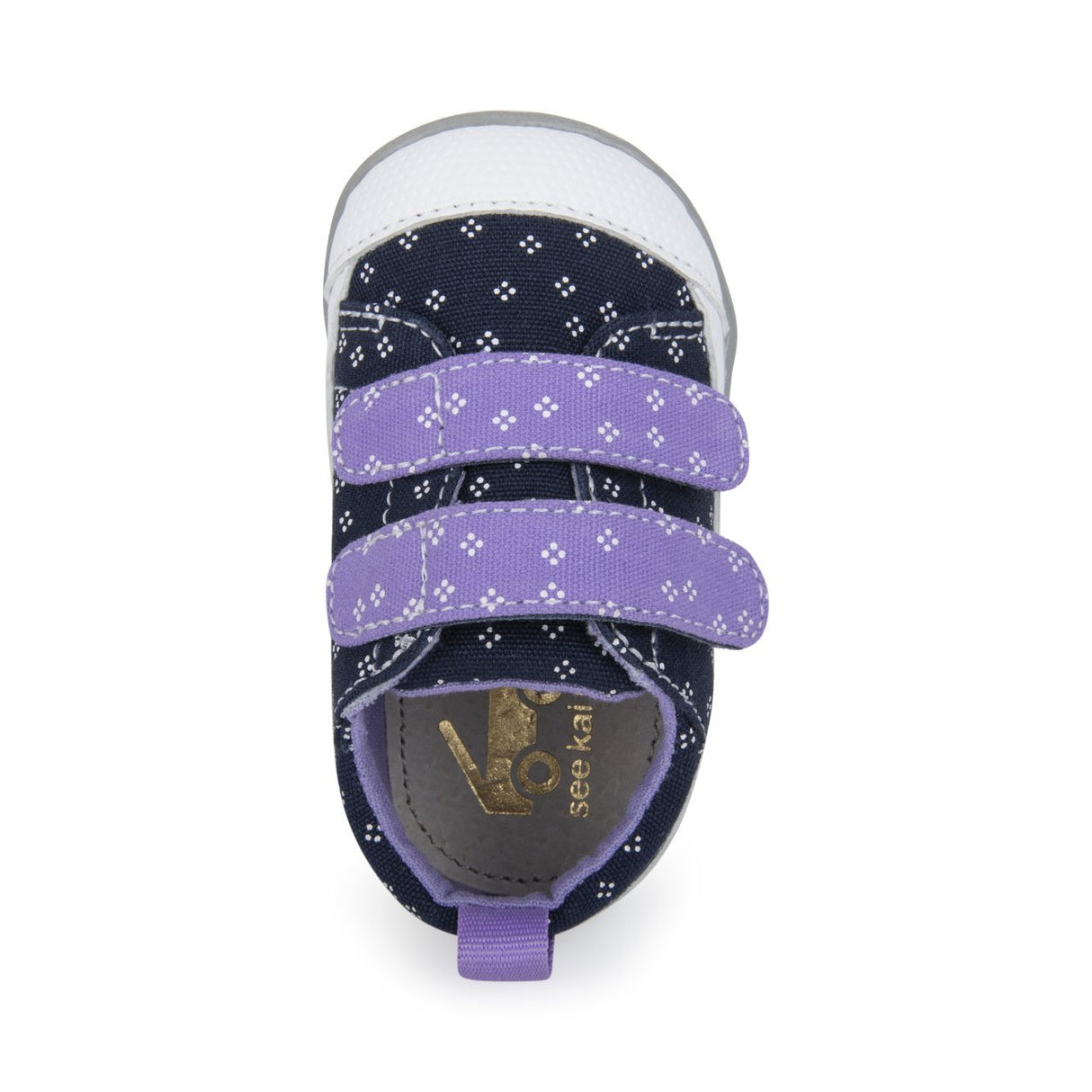 See Kai Run First Walker Robyne | Navy/Purple - Tadpole
