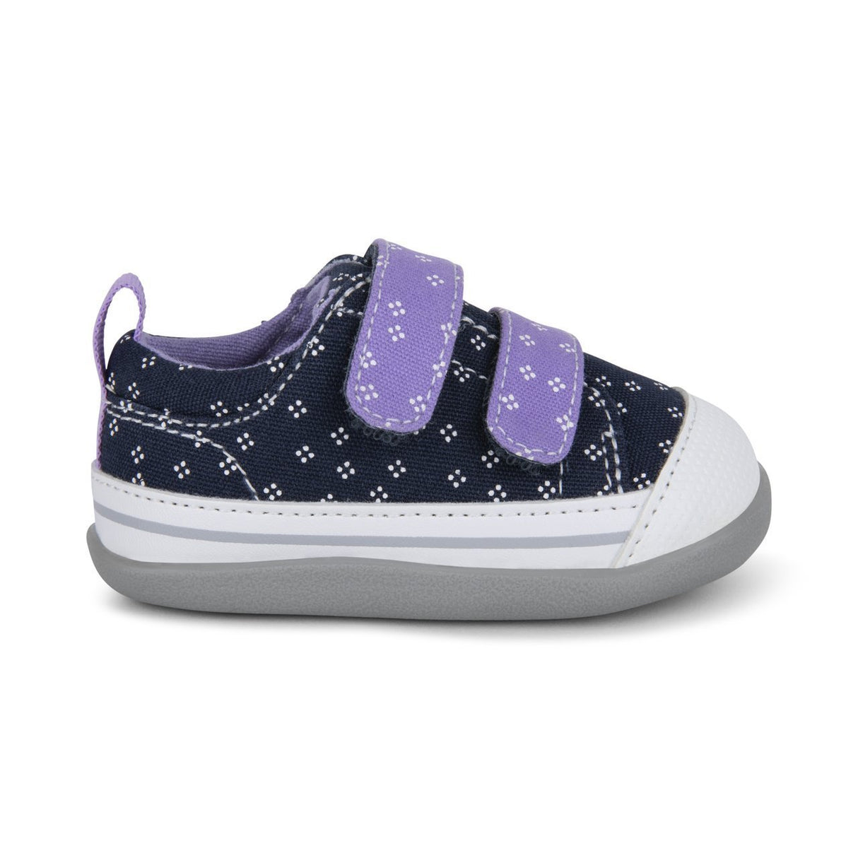 See Kai Run First Walker Robyne | Navy/Purple - Tadpole