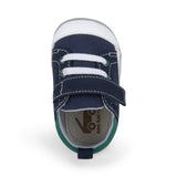 See Kai Run First Walker Stevie II | Navy/Green - Tadpole