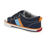 See Kai Run Sneaker Russell Navy/Orange - Tadpole