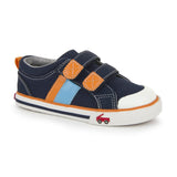 See Kai Run Sneaker Russell Navy/Orange - Tadpole