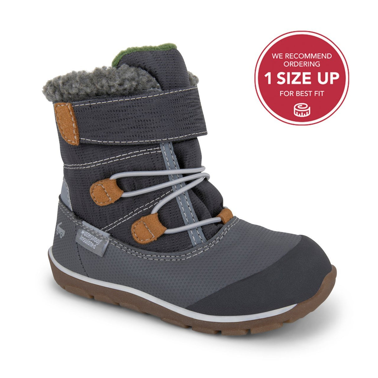 See Kai Run Waterproof Boot Gilman | Gray - Tadpole