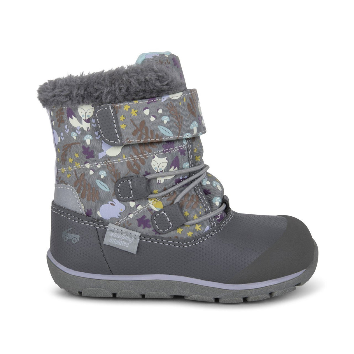 See Kai Run Waterproof Boot Gilman | Gray Woodland - Tadpole