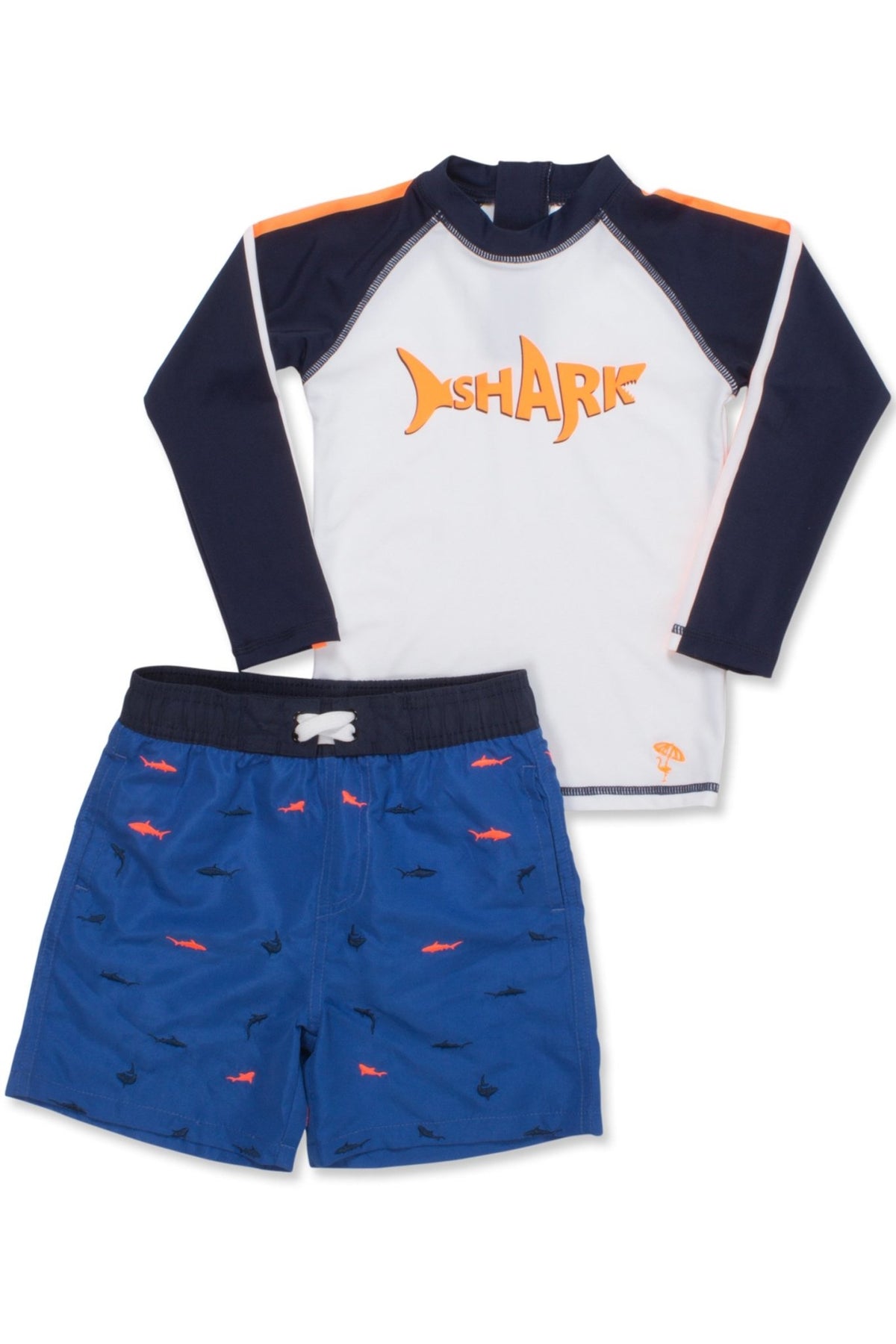Shade Critter Rashguard Set- Shark blue